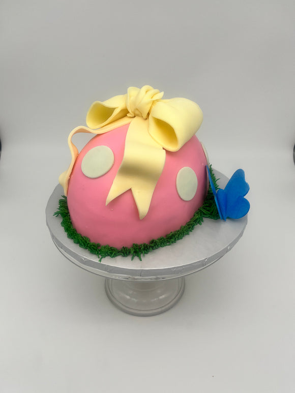 Easter egg princess cake