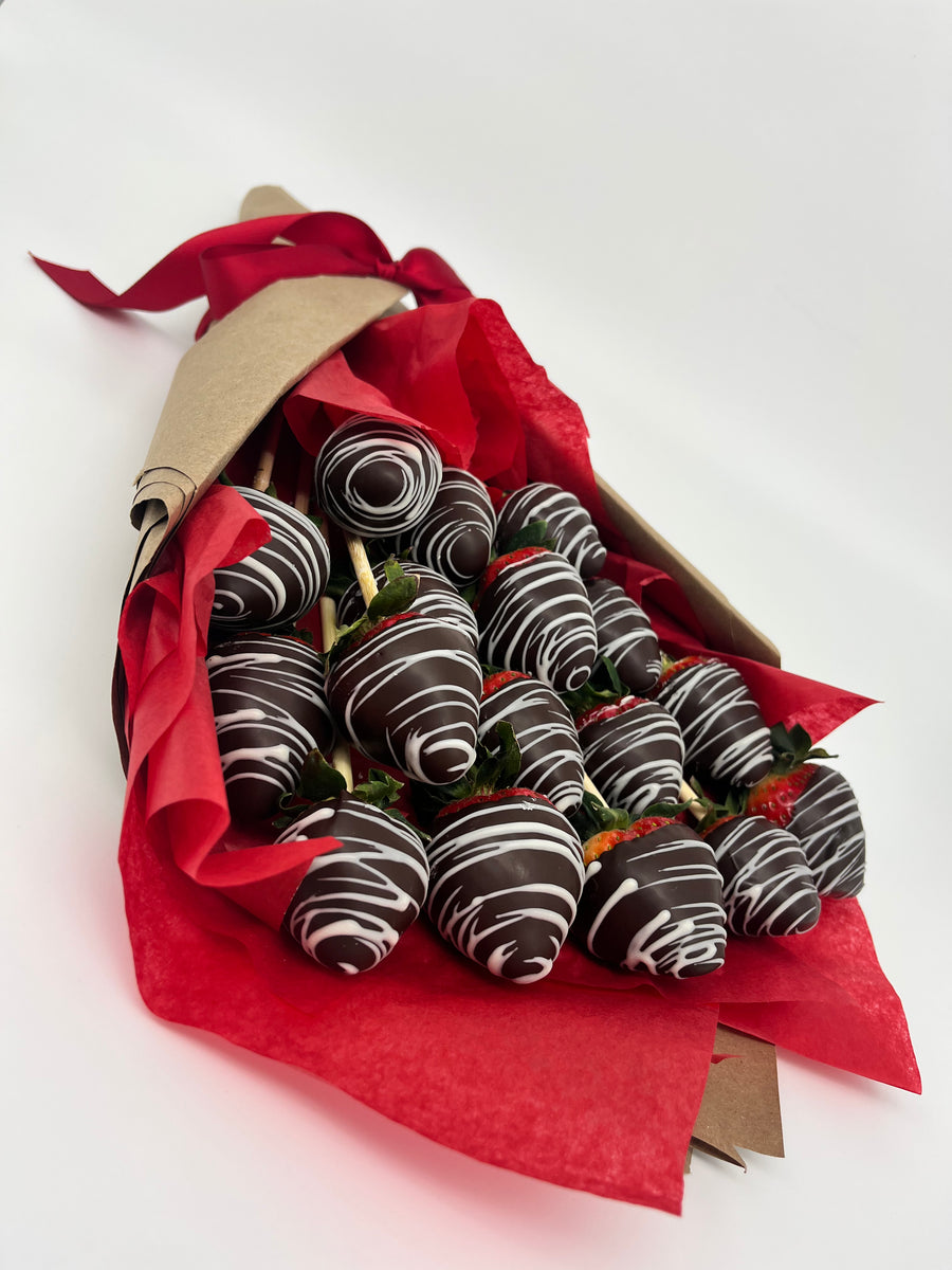 Chocolate strawberry bouquet (18) Pastry Heaven Bakery